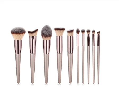 10Pcs Set High Quality Pro Makeup Brush Kit